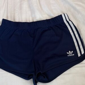 Adidas Women's Dark Blue Athletic Shorts